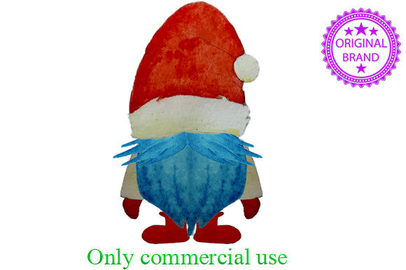 Gnome Clip Art, Png File, Watercolor Illustrations